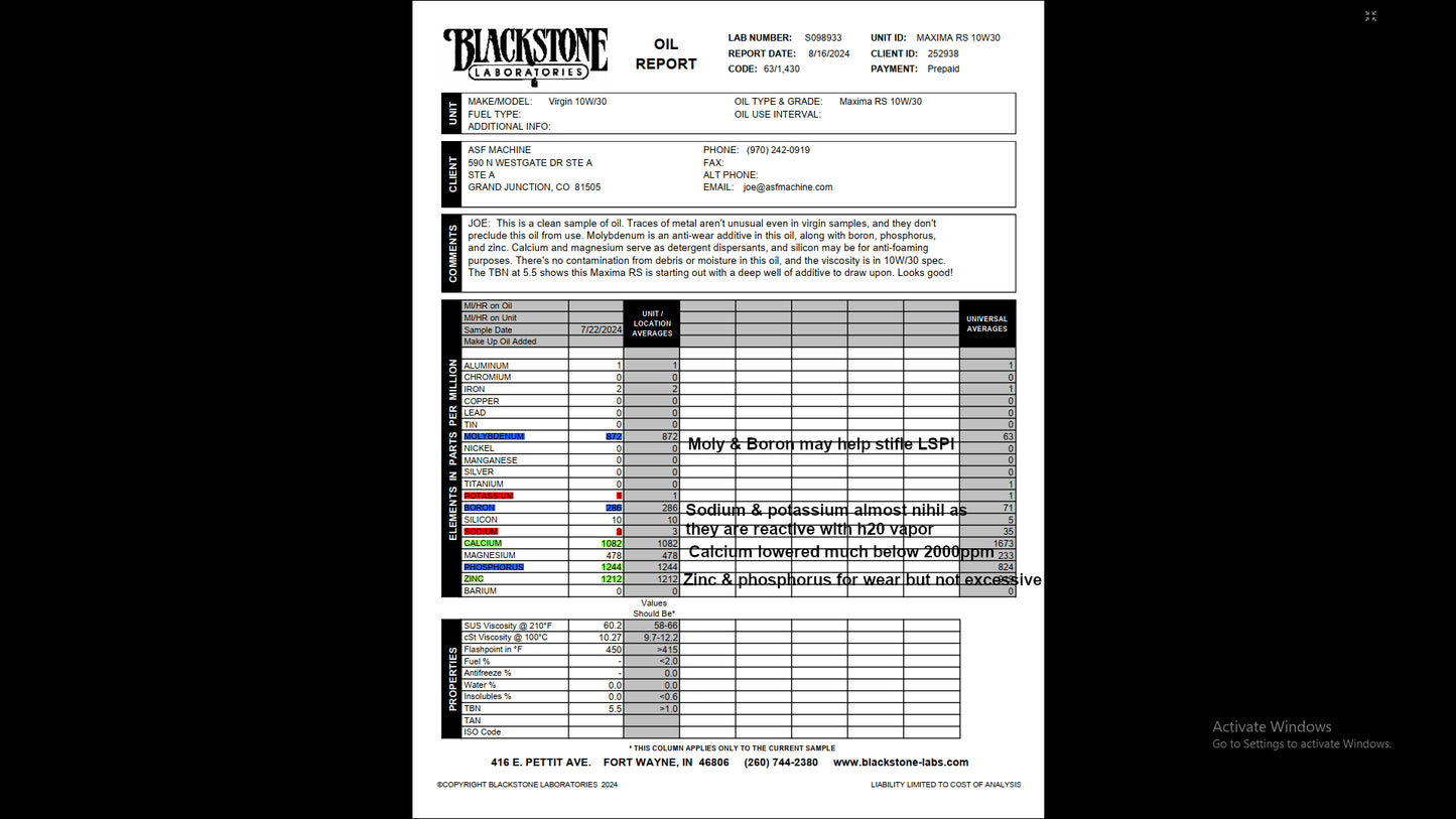 Maxima RS Full Synthetic Oil