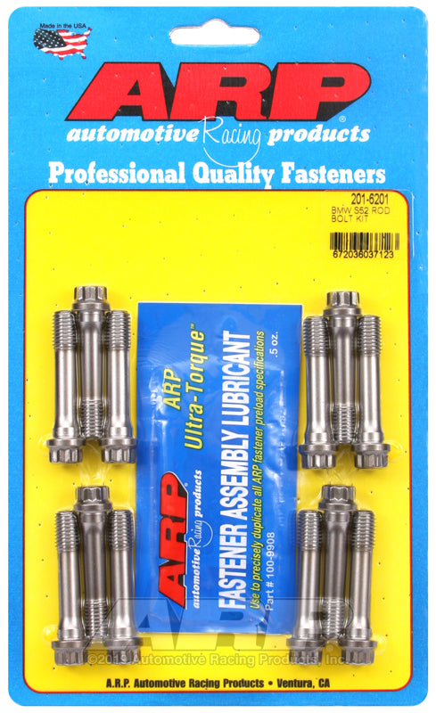ARP 201-6201 rod bolt kit, 12 pieces, ARP2000, 220,000 psi tensile, BMW S50 US / S52 US / M50 / M52