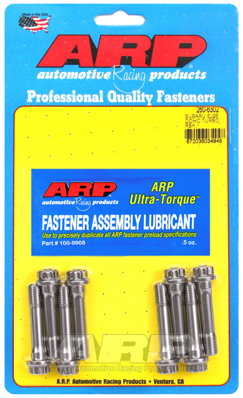 ARP 260-6302 rod bolt kit, Subaru EJ engines