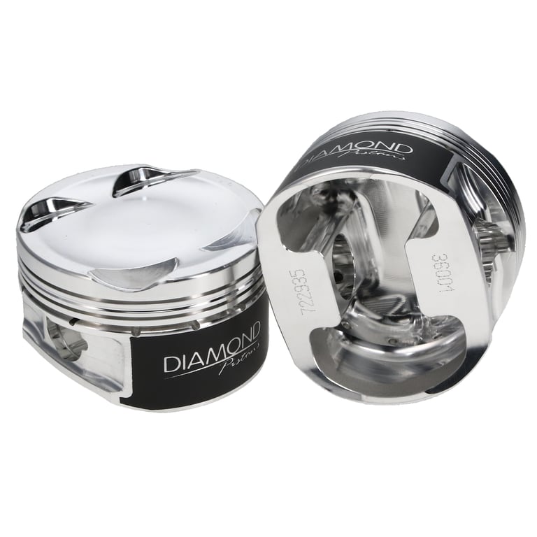 Diamond Pistons piston kit, EJ205 (WRX), -12cc, 1.287 in. compression height, 75mm stroke