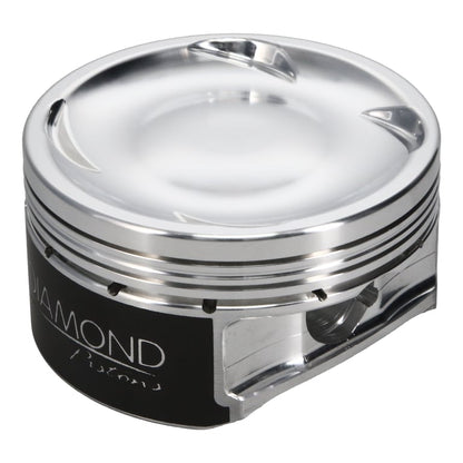 Diamond Pistons piston kit, EJ257 (WRX STI), -8cc, 1.129 in. compression height, 83mm stroke