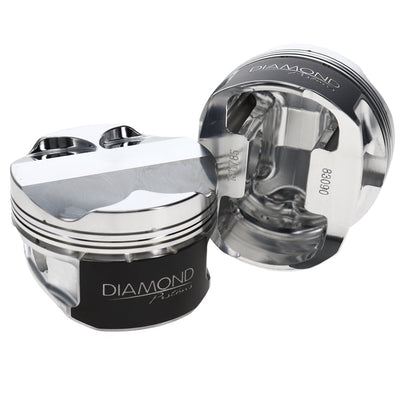 Diamond Pistons piston kit, BMW S54B32 3.2L, -21cc, 1.270 in. compression height